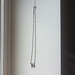 Kendra Scott Silver Initial Necklace